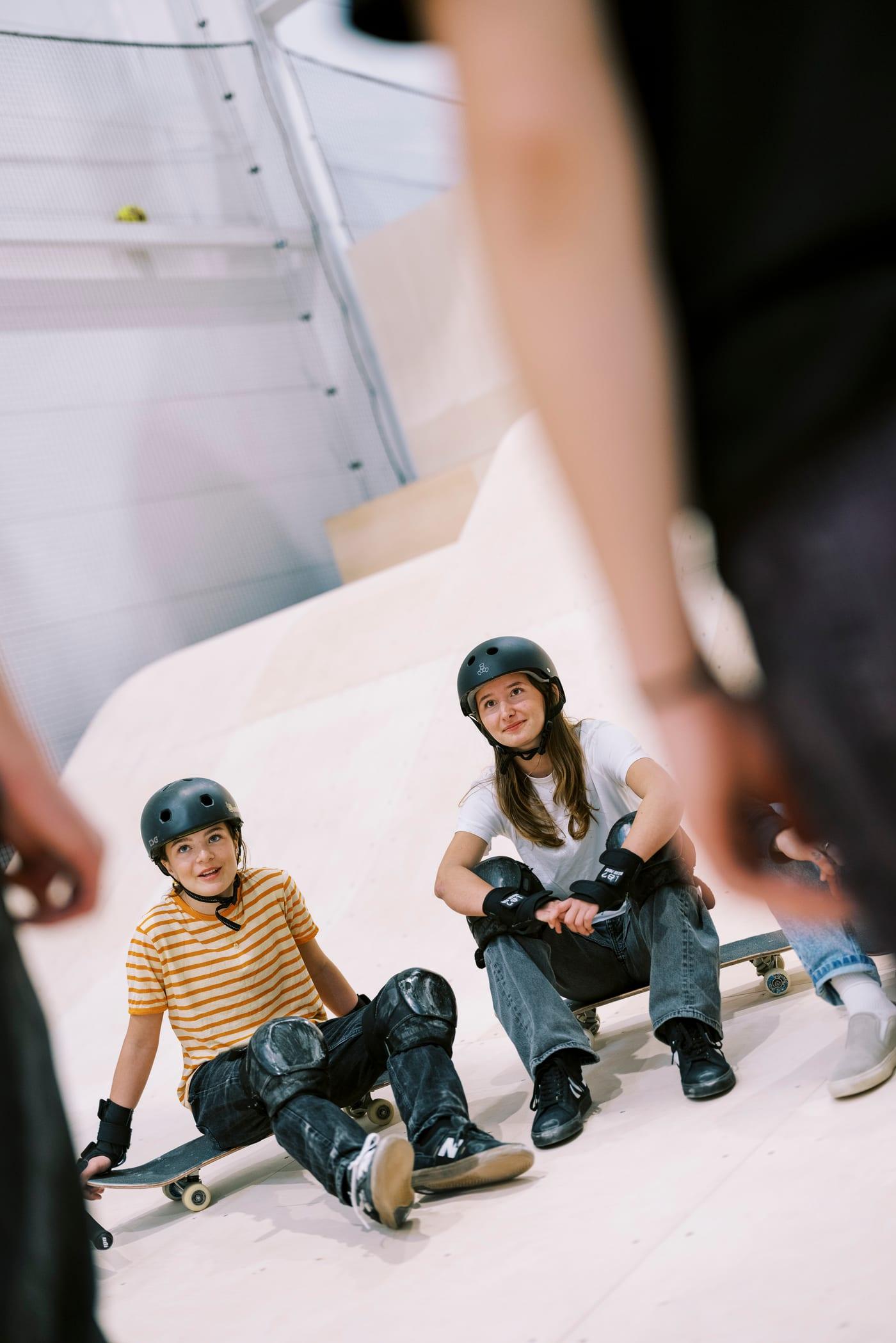 Action in the skatepark